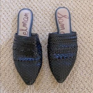Sam Edelman Natalya Woven Leather Mules